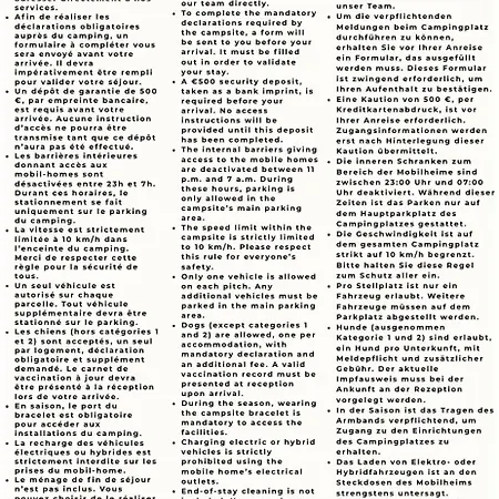 Parque de Campismo - 045 - Mobilhome Premium 3 6 Personnes Confort 5 Etoiles *