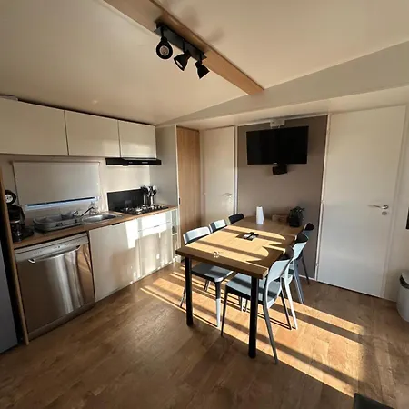 Sejour Normandie - - Mobilhome Premium 3ch-6p Avec Clim & Tv - 5 Etoiles - 045 Campingplads *